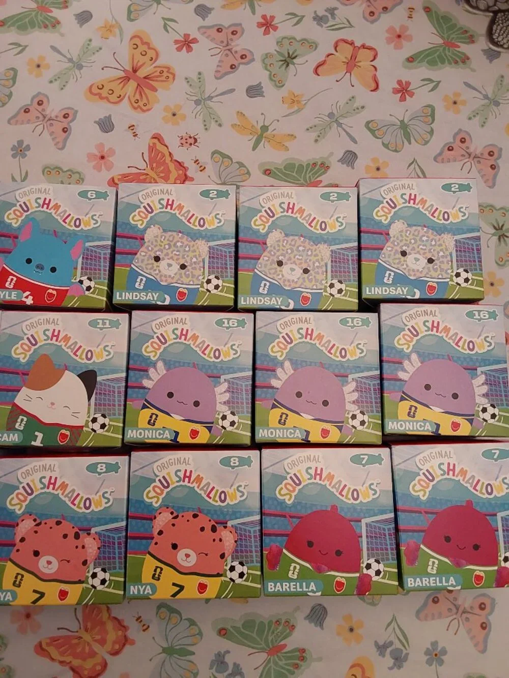 12 new in boxes, McDonald's Squishmallows